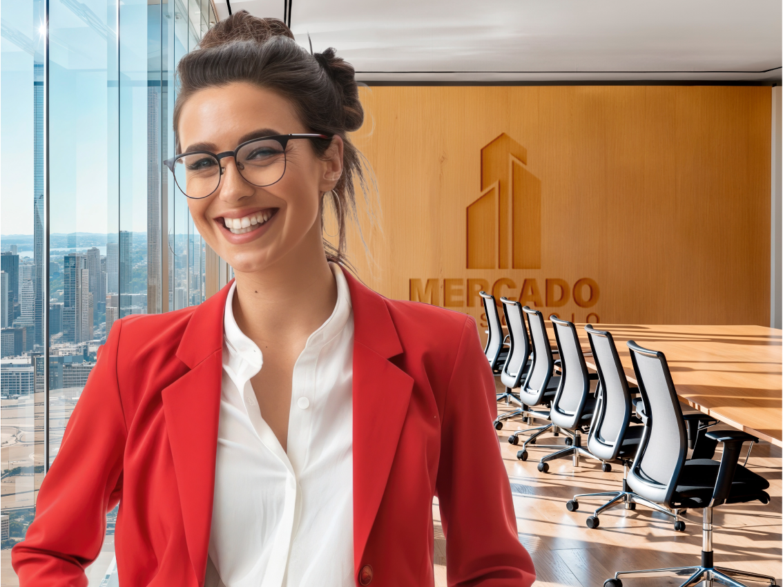 Edificio moderno administrado por Mercado Consorcio