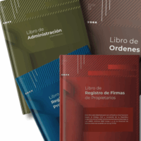 Libros De Consorcios Firmas 98F + Propietarios 98F + Administración+ Ordenes